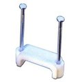 Swivel Plastic Cable Clips Flat 2 Nail for 12/2 & 14/2 NM Cable & UF (1/2” wide) SW390297